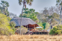 Guest lounge and dining area at Mbali Mbali Katavi Lodge 