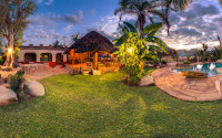 Pool garden view 