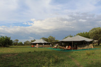 Serengeti North - location lounge & dining tents