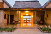 Entrance to the Lodge
