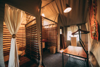 The comfort of the bathroom area with all amenities 