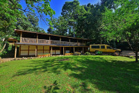 Arriving at the lodge