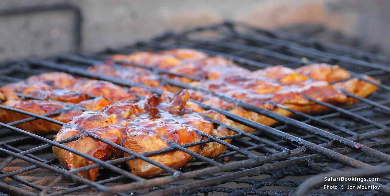 Chicken on the grill
