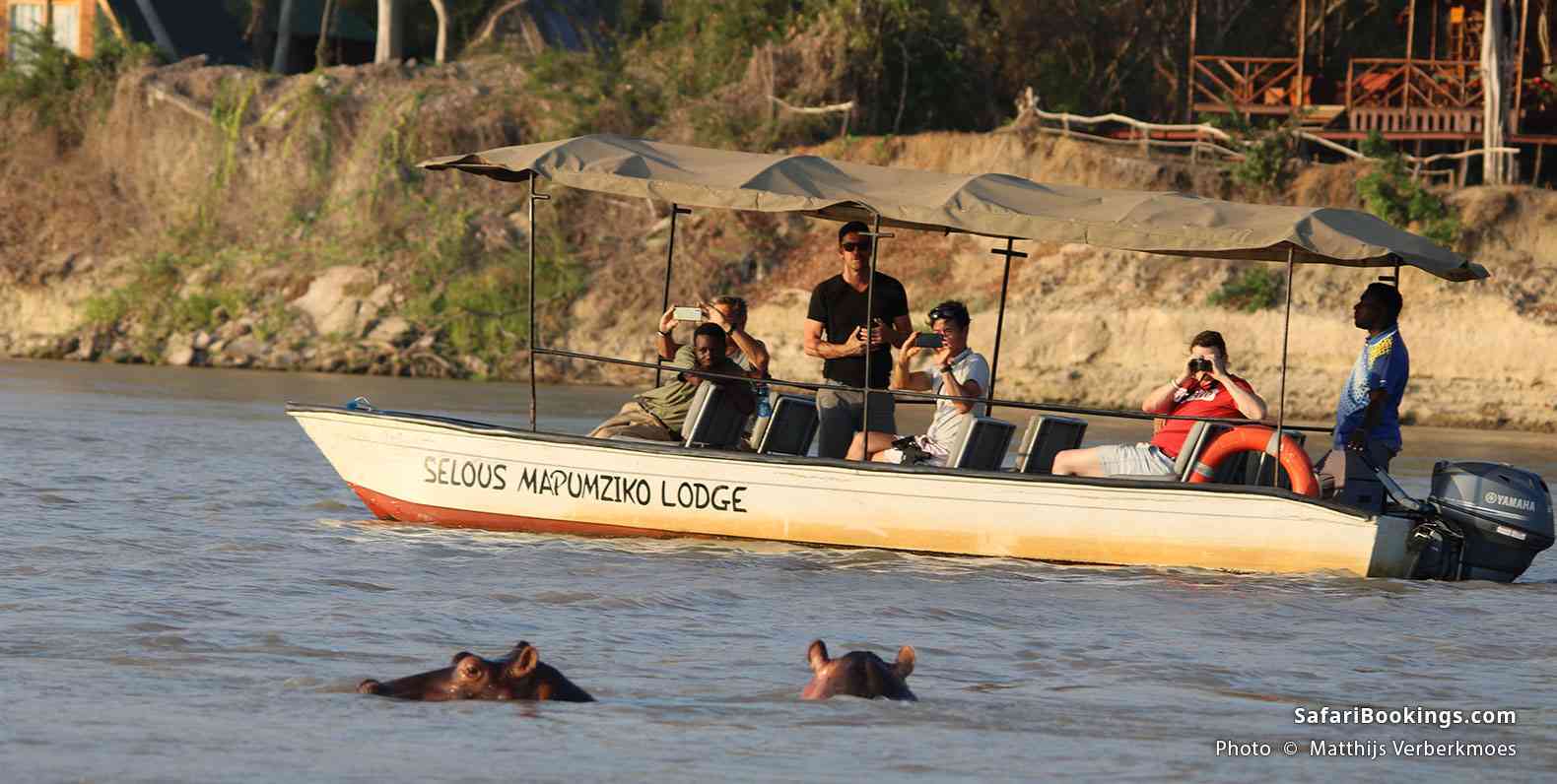 Boat safari on the Rufiji River in Nyerere (Selous) National Park