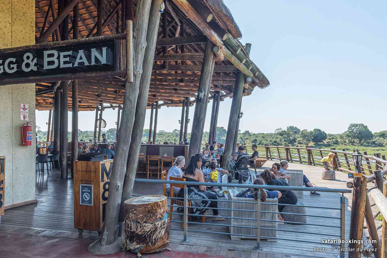 Restaurant deck in Lower Sabie Rest Camp