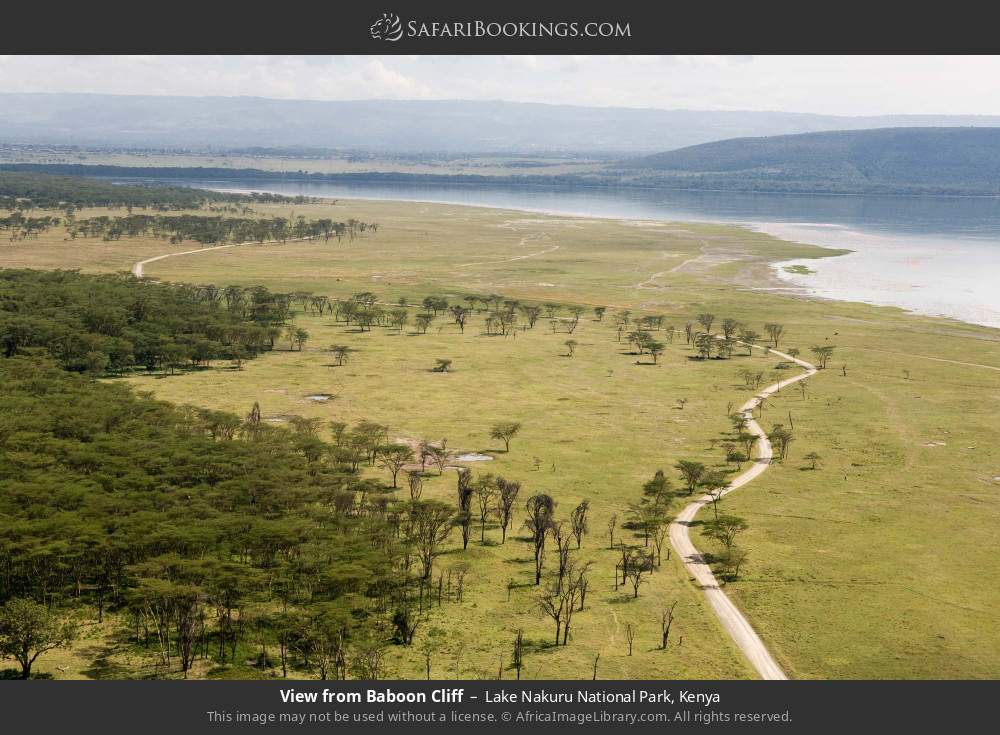 View from Baboon Cliff in Lake Nakuru National Park, Kenya