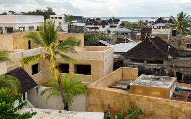 Rooftop view over Lamu town