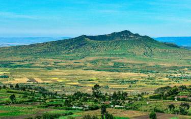 View of Mt Longonot and its crater