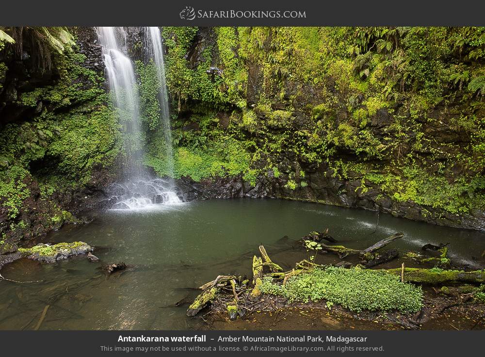 Antankarana waterfall in Amber Mountain National Park, Madagascar
