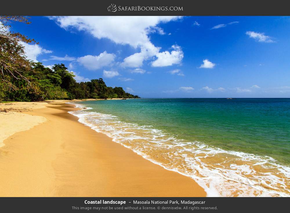 Coastal landscape, Masoala NP in Masoala National Park, Madagascar