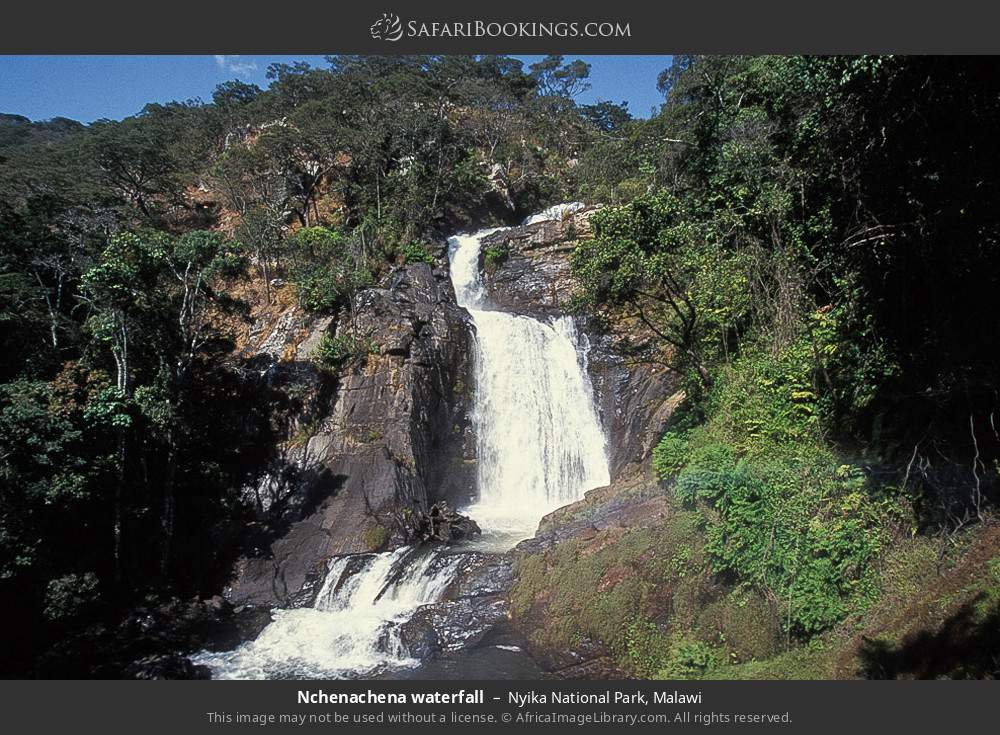 Nchenachena waterfall in Nyika National Park, Malawi
