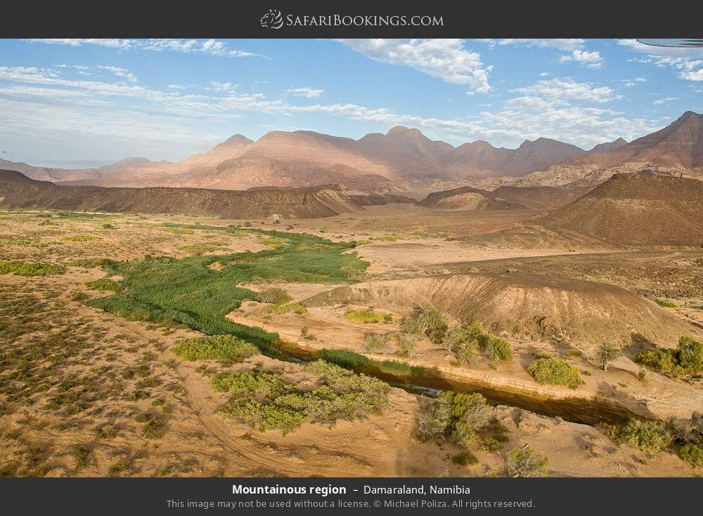 Mountainous region in Damaraland, Namibia