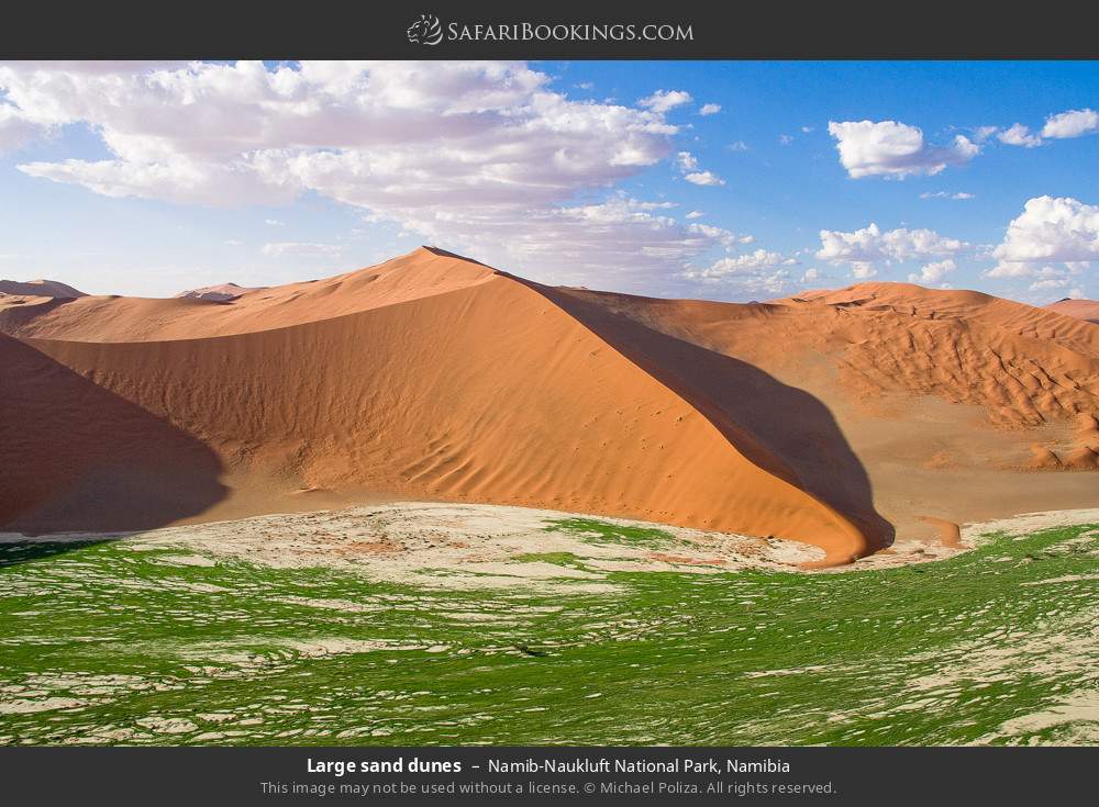 Large sand dunes in Namib-Naukluft National Park, Namibia