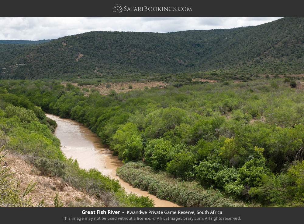 Great Fish River in Kwandwe Private Game Reserve, South Africa