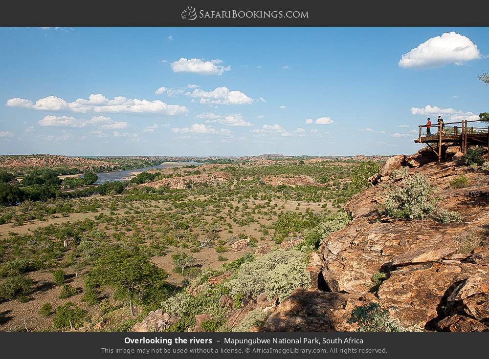 Overlooking the rivers in Mapungubwe National Park, South Africa