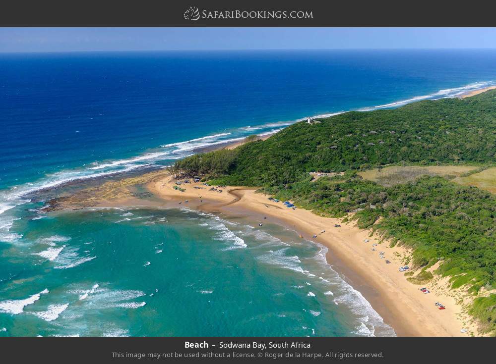 Beach at Sodwana Bay in Sodwana Bay, South Africa