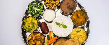Indian food platter