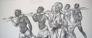 Display at the East African Slave Trade Exhibit at the Old Slave Market