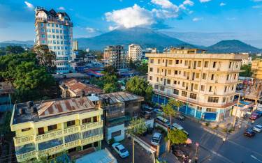 Arusha at the base of Mt Meru