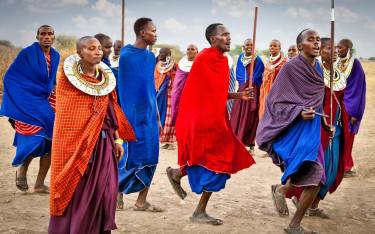 Maasai dancing