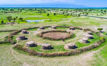 Traditional Maasai village