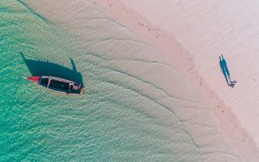 Thumbnail of Fisher's dhow on Mafia Island