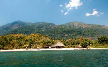 Small safari lodge on Lake Tanganyika