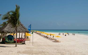 Thumbnail of Beach chairs on Muyuni Beach