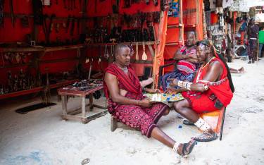 Thumbnail of Souvenir store at the Maasai Market