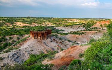 Scenic view of the gorge