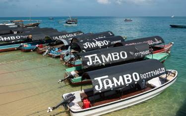 Boats at Shangani Beach