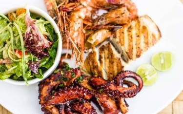 Seafood platter