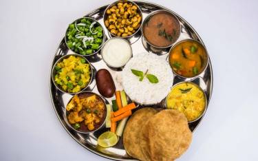 Indian food platter