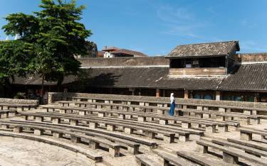 Open-air amphitheater in the Old Fort