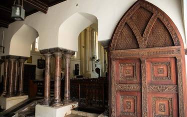 Entrance to the Anglican Cathedral at the Old Slave Market