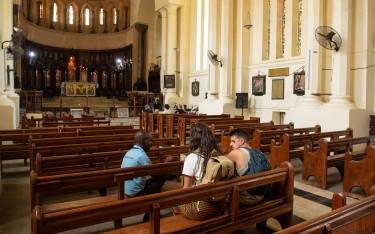 Interior of the Anglican Cathedral at the Old Slave Market