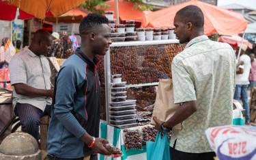 Dates for sale at Darajani Market