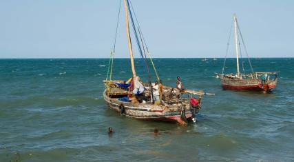 Dhows at the waterfront
