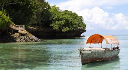 Boat in the water