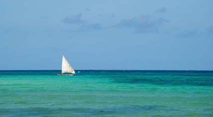 Dhow at sea