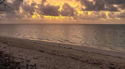 Sunrise over the ocean