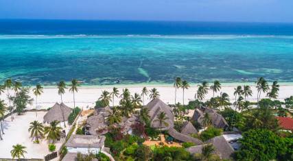 Aerial view of Matemwe Beach