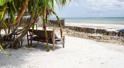 Resort grounds at the beach