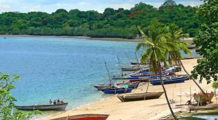 Fishing boats on the beach
