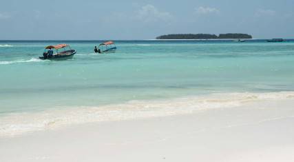 Mnemba Island seen from Muyuni Beach
