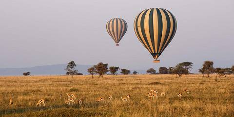 6-Day Savannah Dream with Hot Air Balloon Safari