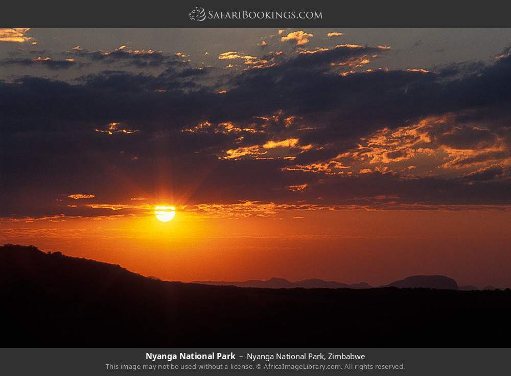 Sunset in Nyanga NP in Nyanga National Park, Zimbabwe