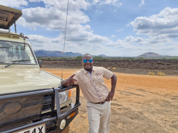 Our Director Eric While On Safari