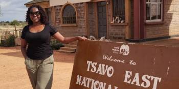 Our dedicated safari consultant at Tsavo East